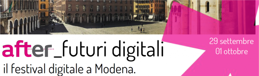 Avviso pubblico per la ricerca di sponsor “AFTER_futuri digitali – Modena Smart Life - edizione 2017”